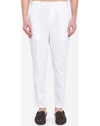 PT Torino - Rebel Stretch Cotton Pants - Lyst