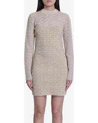 Balmain - Pb Labyrinth Monogram Dress - Lyst
