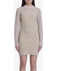 Balmain - Pb Labyrinth Monogram Dress - Lyst