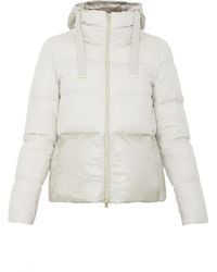 Herno - Zip Up Hooded Drawstring Down Jacket. - Lyst
