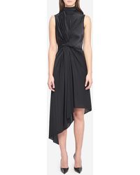 Balenciaga - Asymmetric Stretch Dress - Lyst