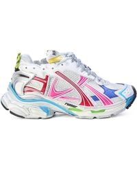 Balenciaga - Runner Panelled Sneakers - Lyst