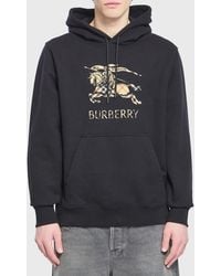 Burberry - Cotton Jersey Hoodie - Lyst