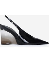 Alaïa - Invisible Wedge Slingback Pumps - Lyst