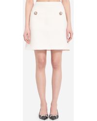 Valentino Garavani - Crepe Couture Mini Skirt - Lyst