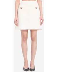 Valentino Garavani - Crepe Couture Mini Skirt - Lyst