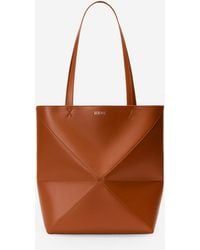 Loewe - Squirrel Rown Medium Puzzle Fold Tote Bag - Lyst