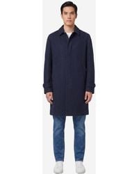 Lardini - Dark Singlebreasted Coat - Lyst
