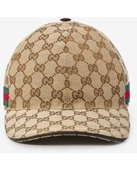 Gucci - Baseball Cap With Web - Lyst