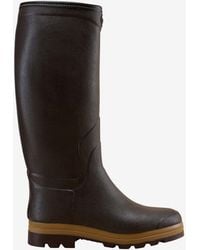Le Chameau - Saint Hubert Heritage Leather Lined Wellington Boot - Lyst