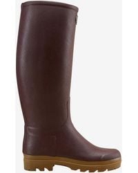 Le Chameau - Saint Hubert Leather Lined Wellington Boot - Lyst