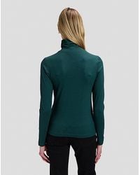 Lee Jeans - Slim Long Sve Turtleneck Top - Lyst