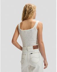 Lee Jeans - Slim Knitted Tank Top - Lyst
