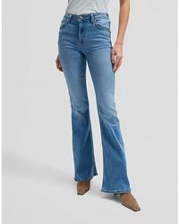 Lee Jeans - Breese Flare Jean Size 24X31 - Lyst
