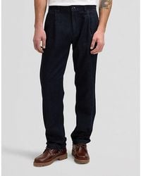 Lee Jeans - Relaxed Pleated Lightweight Chino Trousers Size 28X32 - Lyst