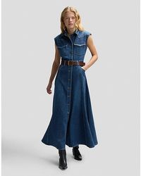 Lee Jeans - Regular Western Maxi Dress - Lyst