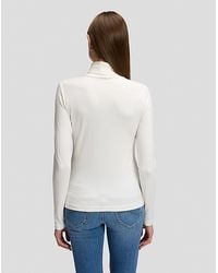 Lee Jeans - Slim Long Sve Turtleneck Top - Lyst