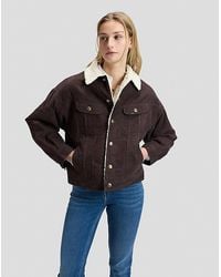 Lee Jeans - Rider Relaxed Sherpa Jacket - Lyst