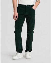 Lee Jeans - Rider Slim Corduroy Trousers Size 28X32 - Lyst