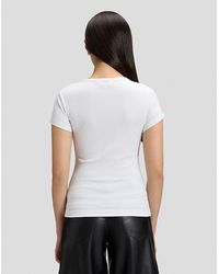 Lee Jeans - Slim Baby Tee - Lyst