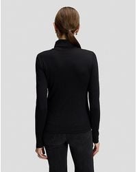 Lee Jeans - Slim Long Sve Turtleneck Top - Lyst