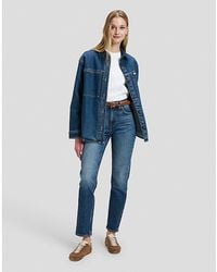 Lee Jeans - Carol High Rise Straight Jean Size 24X31 - Lyst
