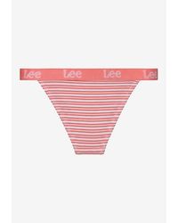 Lee Jeans - 3-Pack Tanga Briefs, Stripe - Lyst