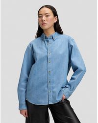 Lee Jeans - Workwear Relaxed No Pocket Button Down Shirt - Lyst