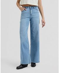 Lee Jeans - Stella Wide Leg Jean Size 24X31 - Lyst