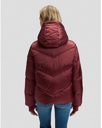 Lee Jeans - Regular Short Hooded Puffer Jacket - Lyst