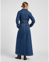 Lee Jeans - Maxi Denim Utility Dress - Lyst