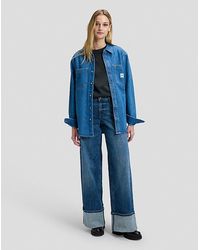 Lee Jeans - Hope Mid Rise Baggy Selvedge Jean Size 24X31 - Lyst
