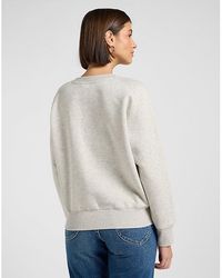 Lee Jeans - Relaxed Raglan Crew Sweatshirt - Lyst