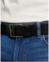Lee Jeans - Embossed Logo Leather Belt - Lyst