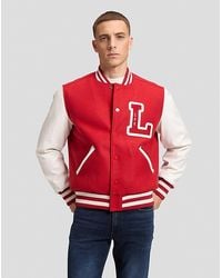 Lee Jeans - Workwear Relaxed Letterman Jacket - Lyst