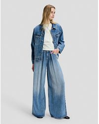 Lee Jeans - Wide Leg Pleated Jean Size 24X31 - Lyst