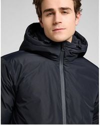 Lee Jeans - Regular Hooded Short Puffer Jacket - Lyst