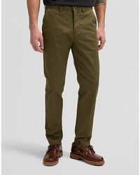 Lee Jeans - Slim Lightweight Chino Trousers Size 28X32 - Lyst