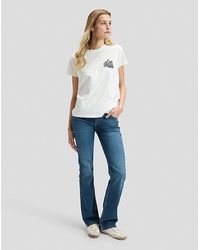 Lee Jeans - Jessica Low Rise Bootcut Flap Pocket Jean Size 24X31 - Lyst