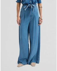 Lee Jeans - Regular Pleated Wide Leg Lightweight Jean Size 26X31 - Lyst