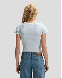 Lee Jeans - Slim Baby Tee - Lyst