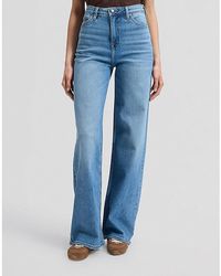 Lee Jeans - Stella Wide Leg Jean Size 24X31 - Lyst