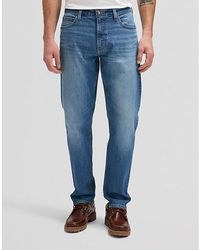 Lee Jeans - David Regular Tapered Selvedge Denim Jean Size 29X30 - Lyst