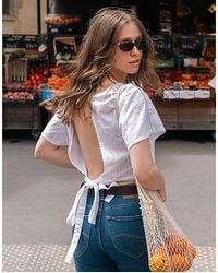 Lee Jeans - Regular Tied Back Blouse - Lyst