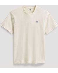 Lee Jeans - Mens Relaxed Fit Patch Logo T-shirt - Lyst