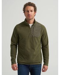 Lee Jeans - Mens Polar Fce Quarter Zip Mock Neck Sweater - Lyst