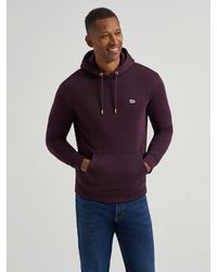 Lee Jeans - Mens Logo Patch Solid Hoodie - Lyst