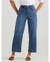 Lee Jeans - Womens Legendary Seamed Crop Jeans - Lyst