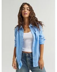 Lee Jeans - Womens All Purpose Linen Button Down Shirt - Lyst