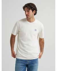 Lee Jeans - Mens Relaxed Fit Patch Logo T-shirt - Lyst